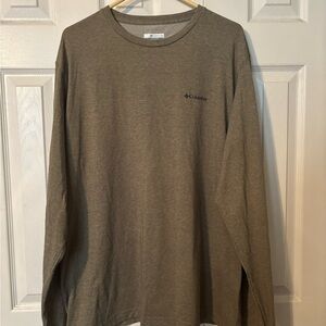 Columbia Men's Green Long Sleeve Tee